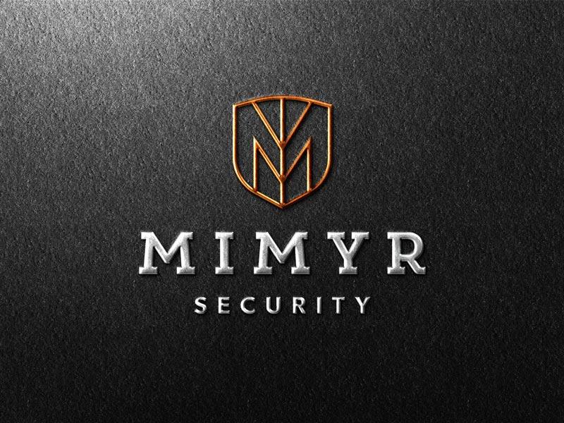 All M Shield Logo - Security Logomark - M + Shield + 