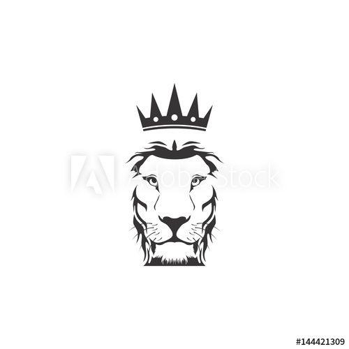 Abstract Lion Logo - abstract lion crown logo - Buy this stock vector and explore similar ...