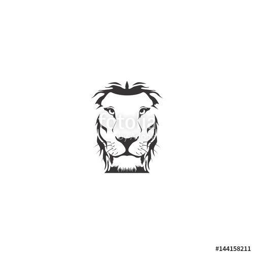 Abstract Lion Logo - abstract lion face logo