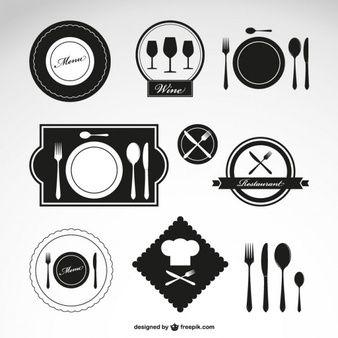 Red and White Food Logo - Food Vectors, Photo and PSD files