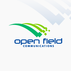 Field Logo - Logo Design for Open Field Communications Company