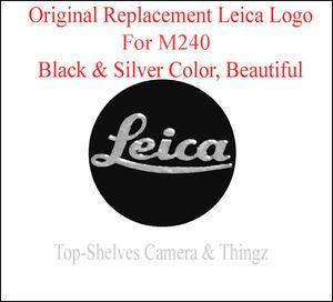 eBay Black Logo - Leica M240 Black Logo Original Replacement Logo Decal Replacement