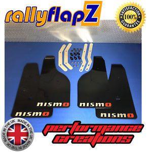 eBay Black Logo - Nissan JUKE Nismo Mudflaps Mud Flaps Set of 4 Black Logo Silver ...