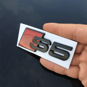 S5 Logo - Black Audi S5 Car Rear Badge S line Trunk Emblem Logo A5 RS Sticker ...