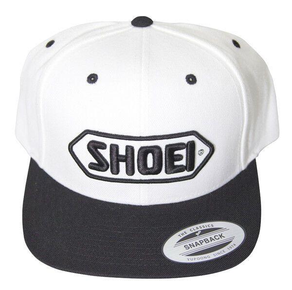 eBay Black Logo - Official SHOEI Branded White Baseball Cap Black Logo