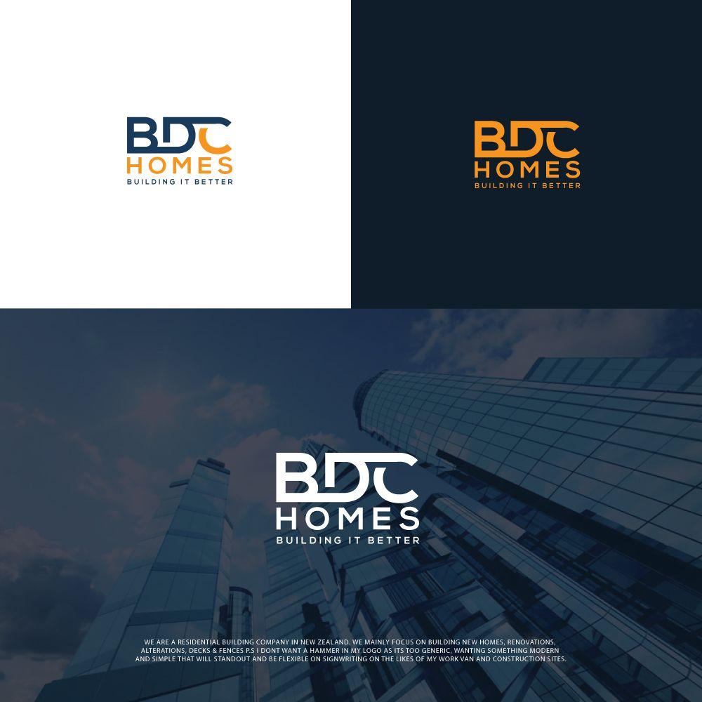 Generic Roof Logo - Logo Design for BDC Homes by ecorokerz | Design #18264957