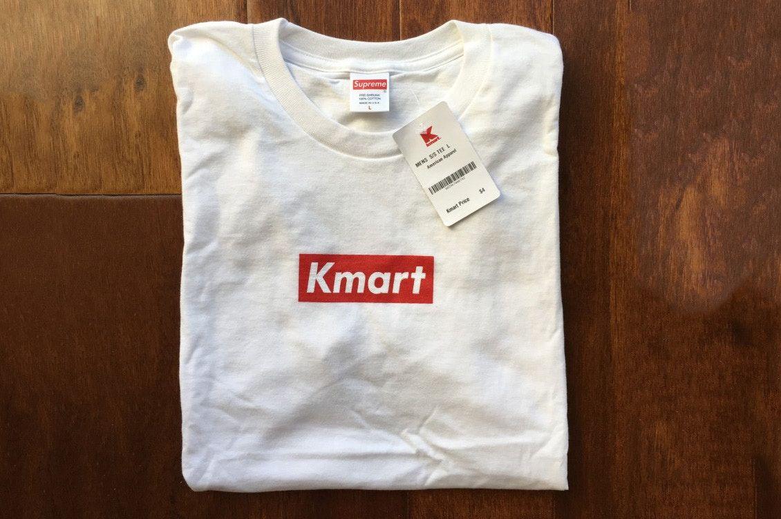 Blank Box Logo - Blank Supreme Tees From Kmart Printed With 