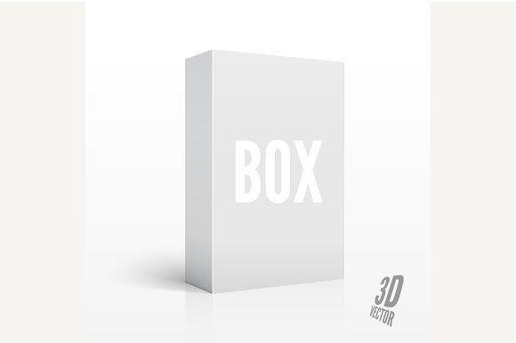 Blank Box Logo - 3D Blank Box. Vector illustration ~ Graphic Objects ~ Creative Market