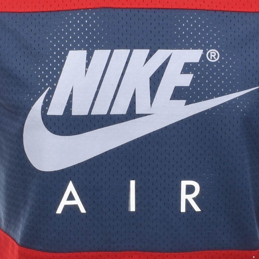 Red Nike Air Logo - Nike Air Logo Mesh T Shirt Red URZC-9180 Mens Clothing