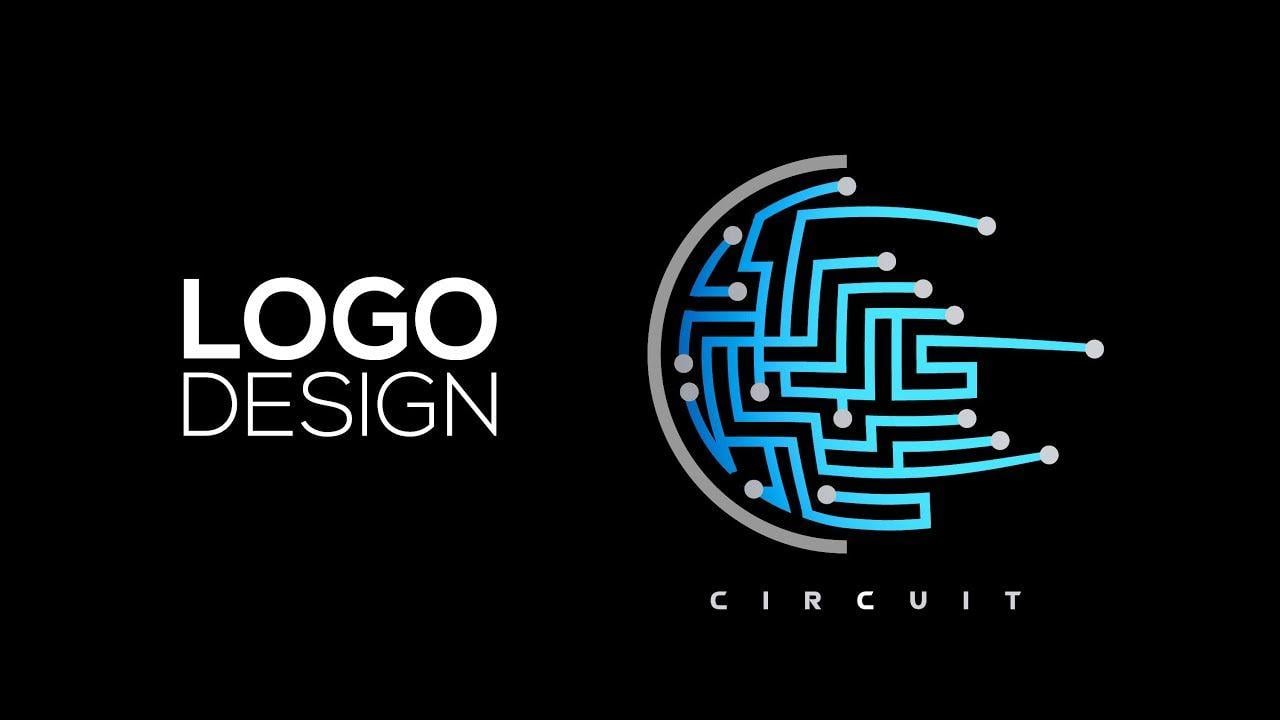 Circuit Logo - Professional Logo Design - Adobe Illustrator cc(Circuit) - YouTube