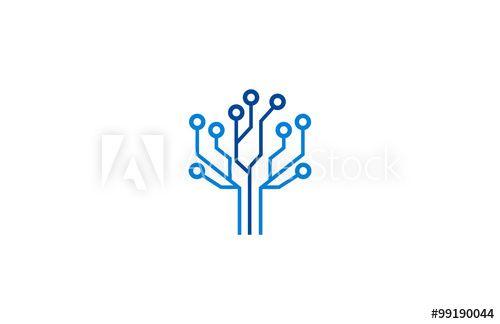 The Circuit Logo - tree circuit logo - Buy this stock vector and explore similar ...