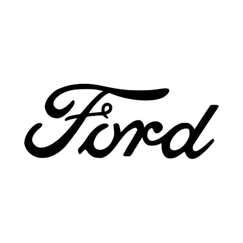 Ford Script Logo - Ford Script Logo Vinyl Decal Sticker