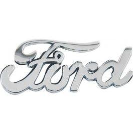 Ford Script Logo - Ford Script Logo Long X 1 2 High Plated Die Cast