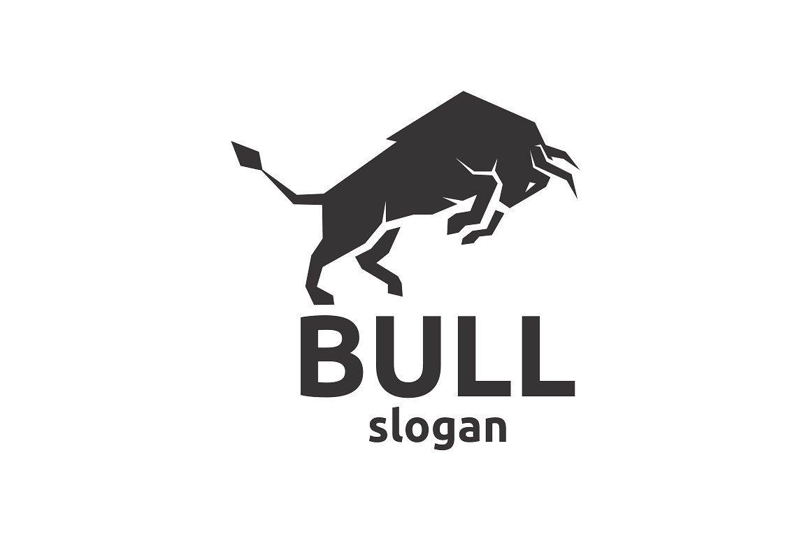 Bull Logo - Bull logo Logo Templates Creative Market
