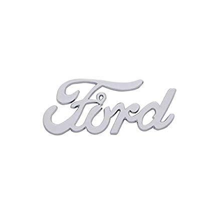 Ford Script Logo - United Pacific Chrome Vintage Ford Script Emblem