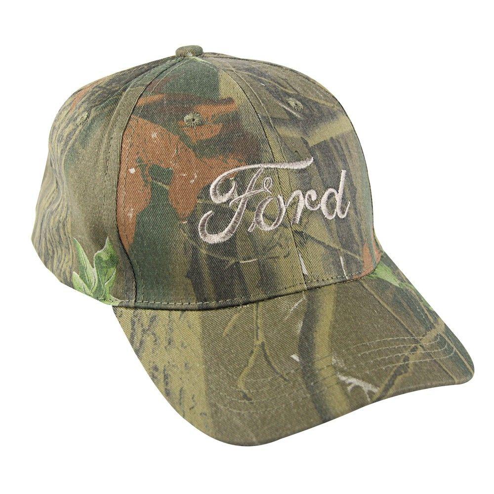 Ford Script Logo - Hat Camo With White Ford Script Logo | CJ Pony Parts