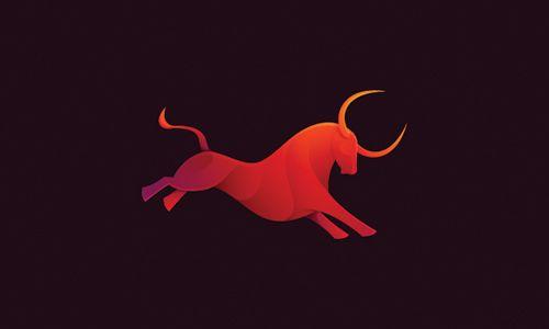 Bull Logo - Logo io – Out of this world logo design inspiration – Jumping Bull Logo