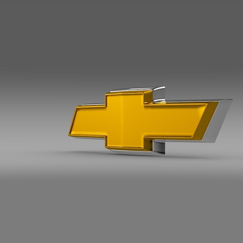New Chevy Logo - Chevrolet new logo 3D Model