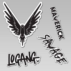 Maverick Logan Paul Savage Logo - Logan Paul Jake Logang Maverick Savage Team 10 Youtuber STICKER ...