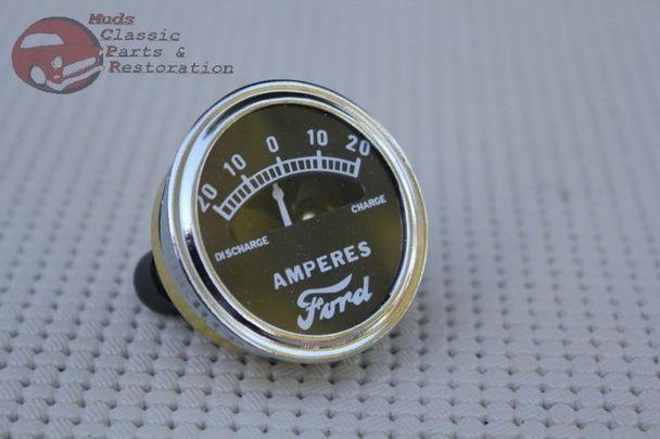 Ford Script Logo - Model A Instrument Panel Amp Meter Guage Dial Ford Script Logo 20 0