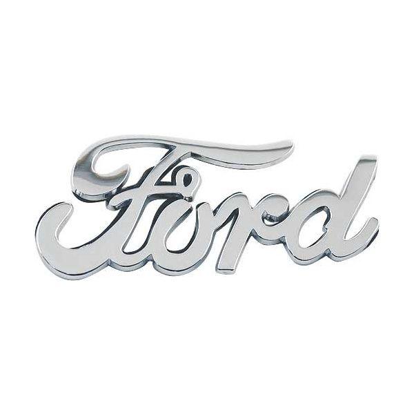 Ford Script Logo - Ford Universal Ford Emblem - Ford Script - Chrome - Eckler's ...