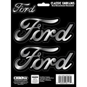 Ford Script Logo - Ford Script Classic Emblem Decal 8117 45929081174 | eBay