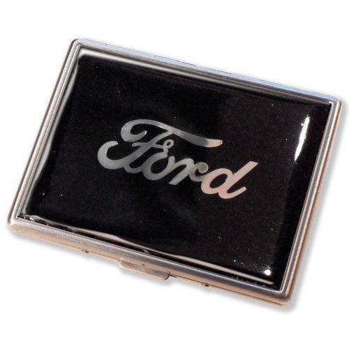 Ford Script Logo - Ford Script Logo Black Star Mens Wallet Business Card Case Retro A ...