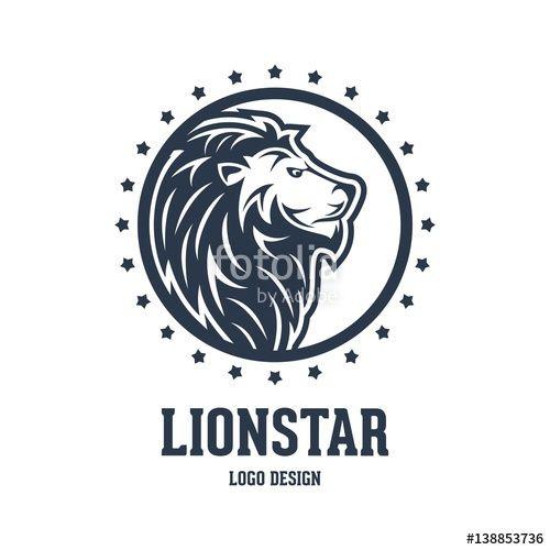 Lion in Circle Logo - Lion Logo, Circle Lion Star Design Logo Vector