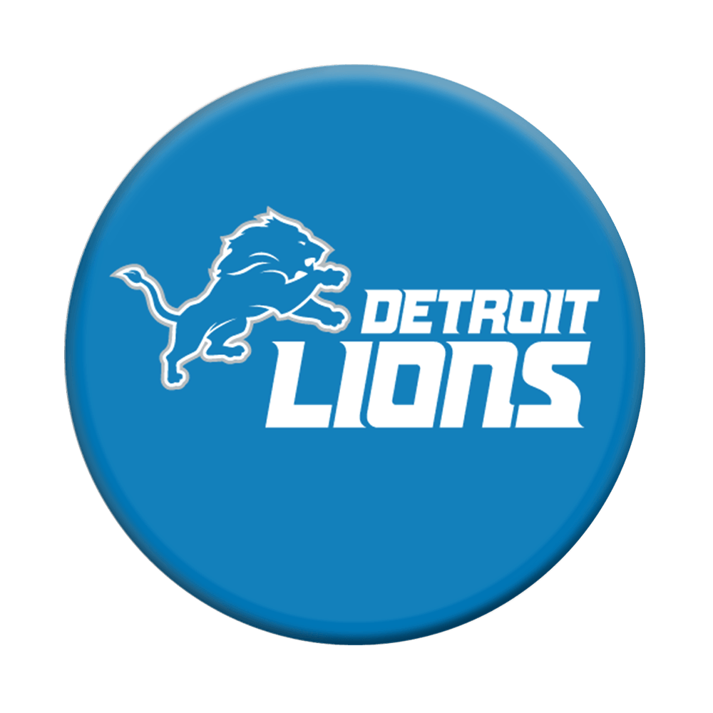 Lion in Circle Logo - NFL Lions Logo PopSockets Grip