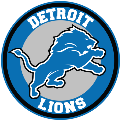 Lion in Circle Logo - Detroit Lions – Sportz For Less