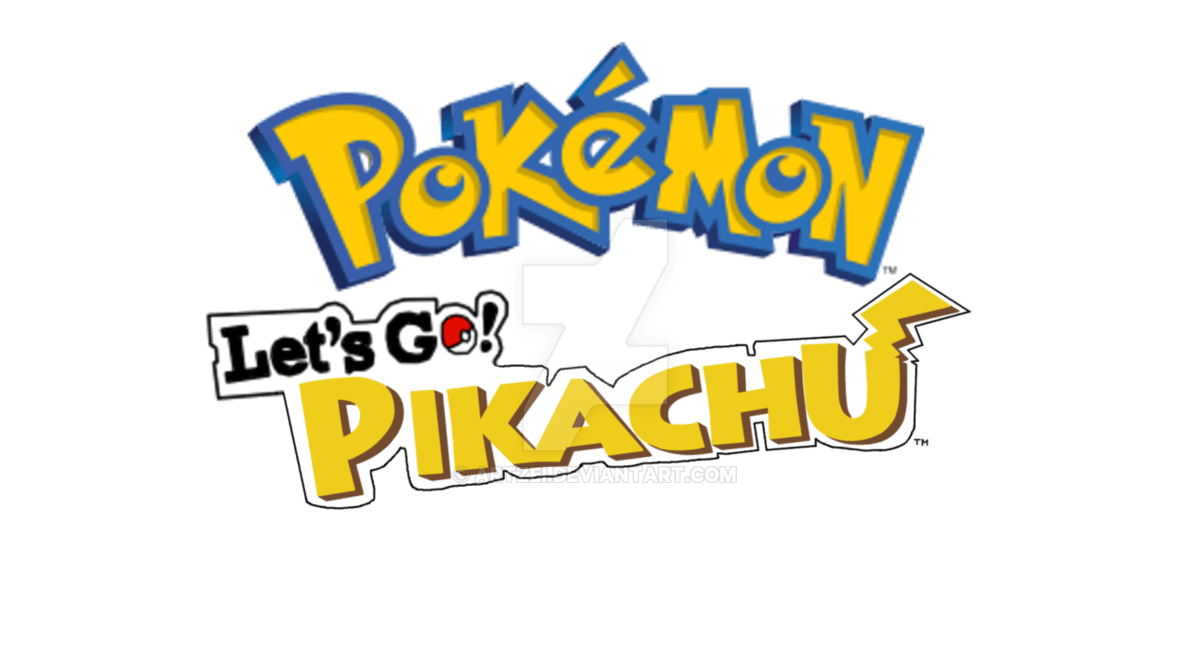 Letgo Logo - Pokmon Let's Go! Pikachu logo