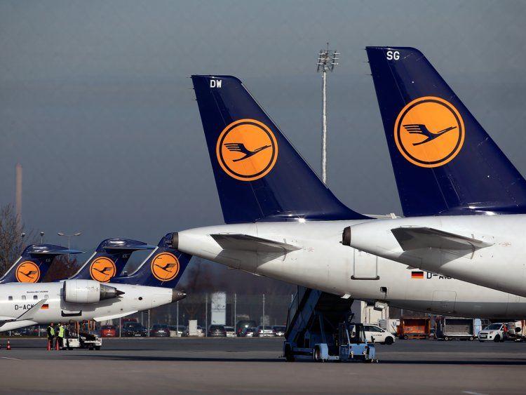 Blue Bird in a Circle with a Yellow Airlines Logo - These 23 brands are using colors in their logos to influence ...