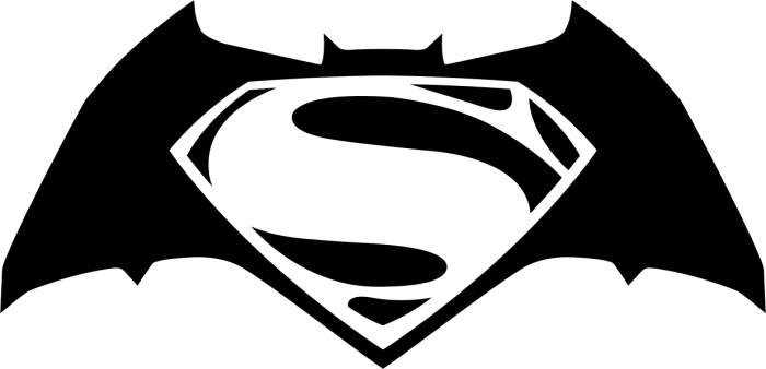 Batman vs Superman New Logo - Batman v superman logo- picture and clipart, download free