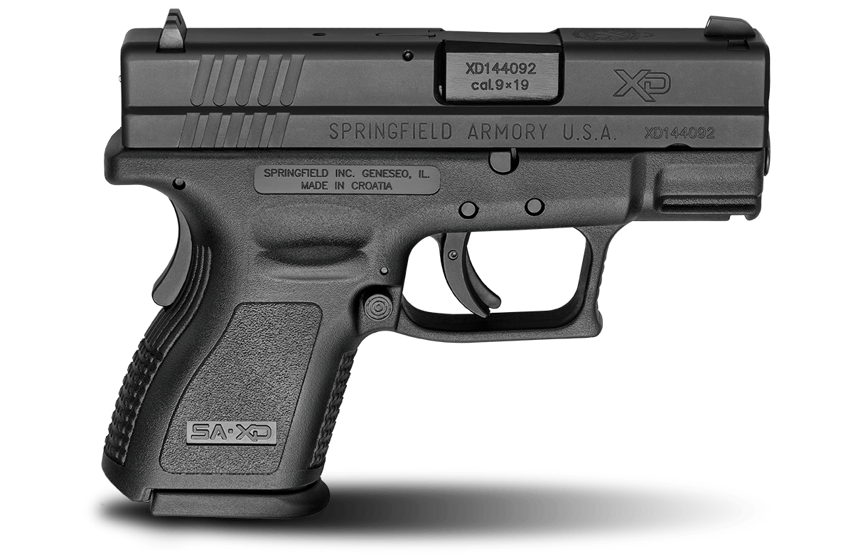Original Springfield Armory Logo - XD Series Sub-Compact Pistols for Competition Shooting