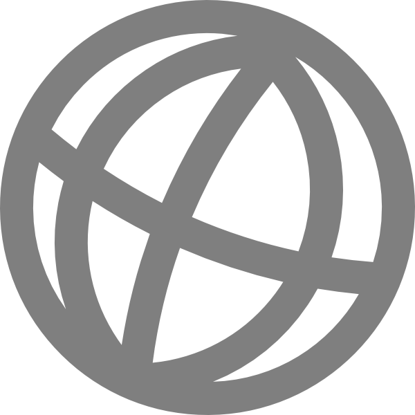 Gray Globe Logo - Black Globe Icon Clip Art clip art online