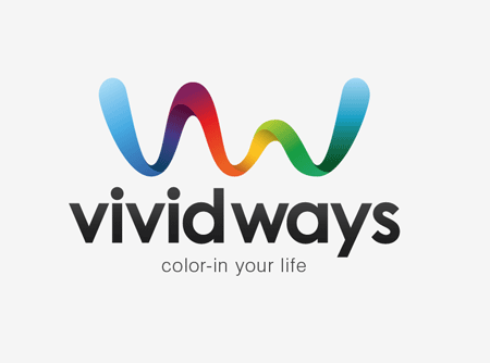 6 Color Logo - Logo Design Process and Walkthrough for Vivid Ways