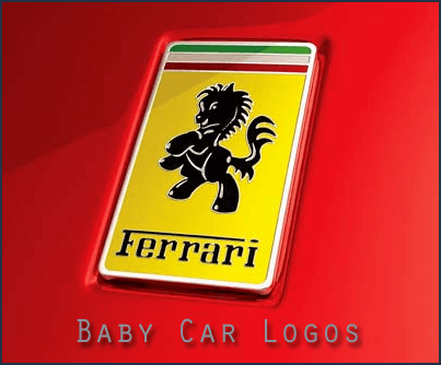Red Yellow Car Logo - Funny and cool baby car logos