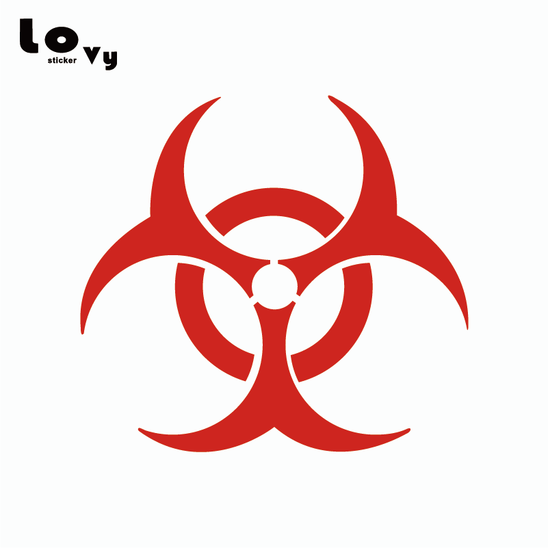 Resident Evil Logo - Resident Evil Logo Wall Sticker Nuclear Symbol Logo Vinyl Wall Decal ...