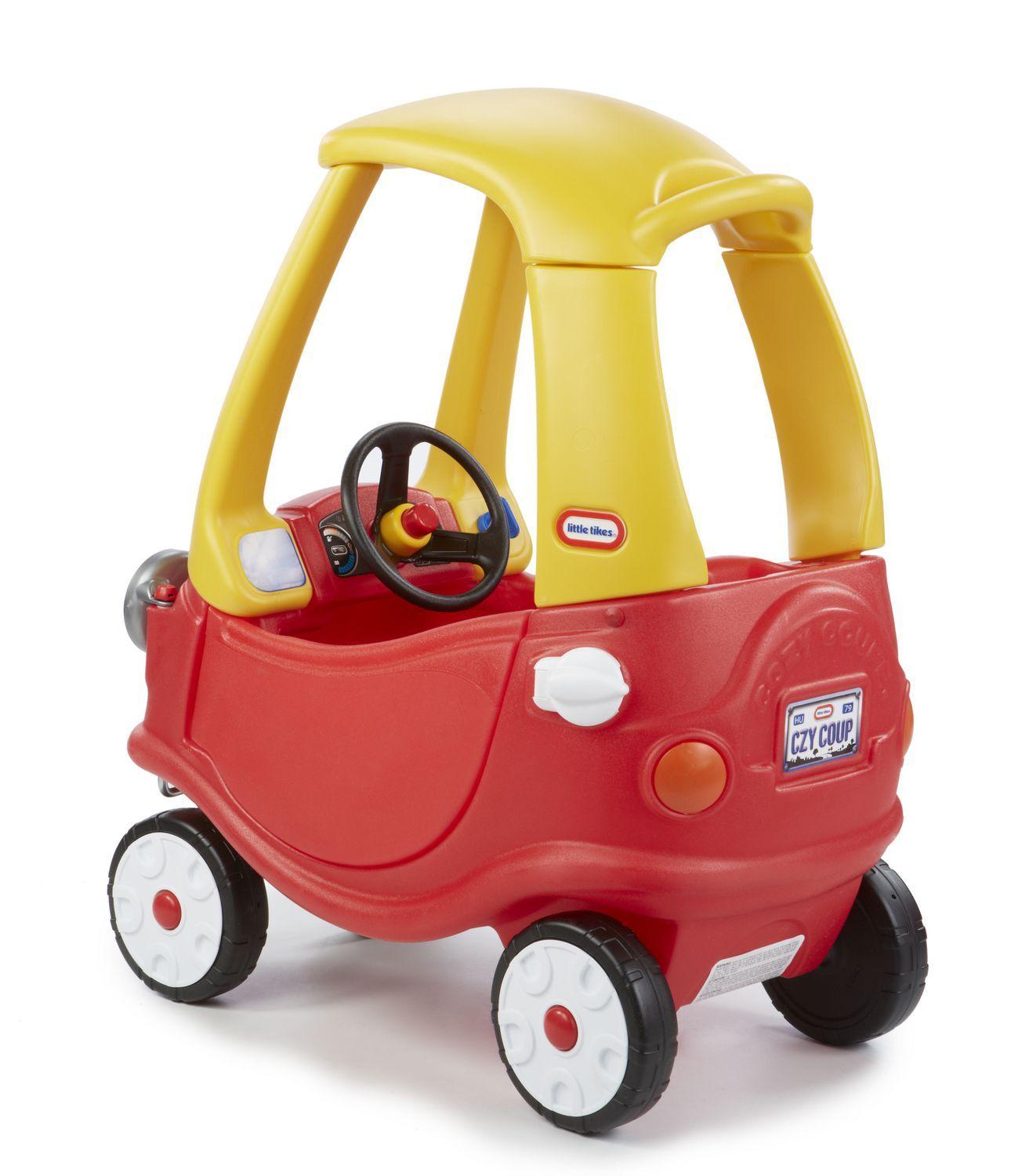 Red and Yellow Car Logo - Little Tikes Cozy Coupe Ride On | Walmart Canada