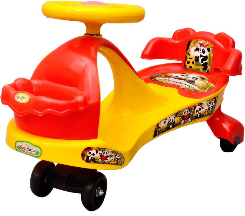 Red and Yellow Car Logo - Toyshine Pandora magic car for kids in [YELLOW-RED] - Pandora magic ...