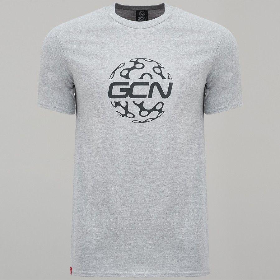 Gray Globe Logo - GCN T-Shirt - Large Globe Logo In Grey