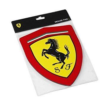 Red and Yellow Car Logo - Ferrari Scudetto Ferrari Crest Mouse Mat Red/Yellow: Amazon.co.uk ...