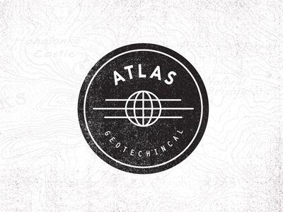 Vintage Globe Logo - atlas | Design | Logo design, Logos, Logo design inspiration