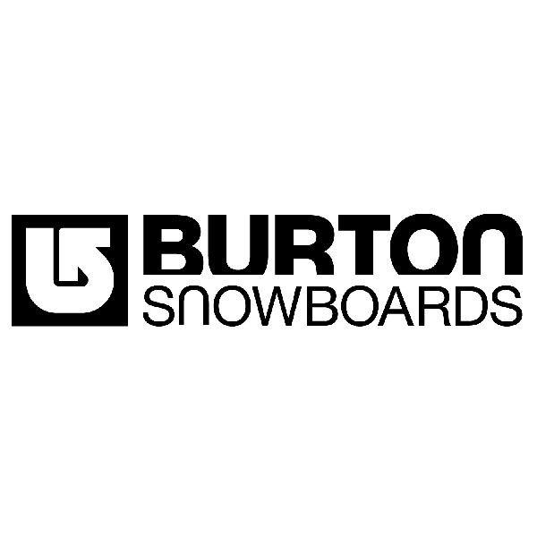Burton Snowboards Logo - Sticker Surf Skate Burton Snowboards | MuralDecal.com