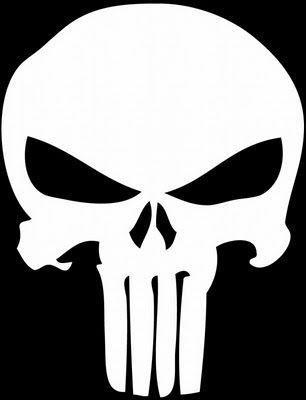Punisher White Logo - Marvel Files Suit Against Multiple Companies to Protect its Punisher