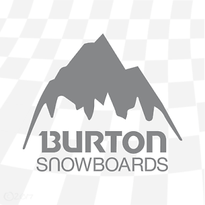 Burton Snowboards Logo - Snowboard Burton Montaña Pegatina Calcomanía Burton Snowboards