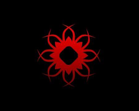 Abstract Red Black Logo - abstract red flower & Abstract Background Wallpaper
