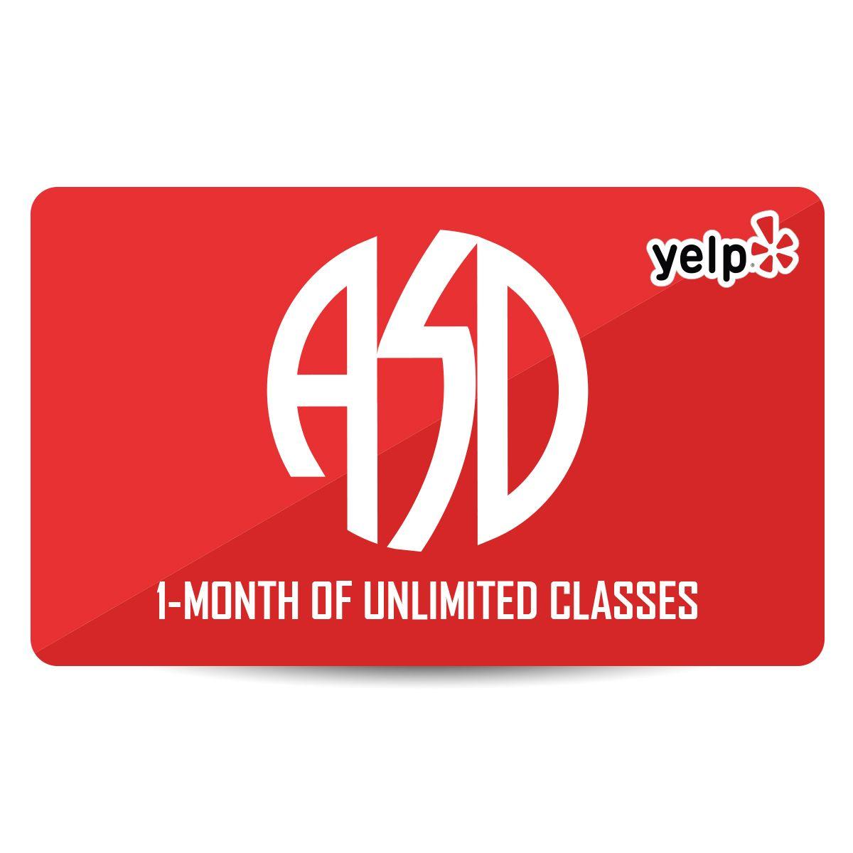 Yelp Deal Logo - 80% Off 1 Month Of Classes (Yelp Exclusive). ASD Pro Shop
