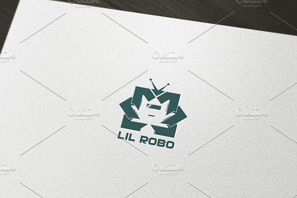 Little Robot Logo - Little Robot Logo Template ~ Logo Templates ~ Creative Market