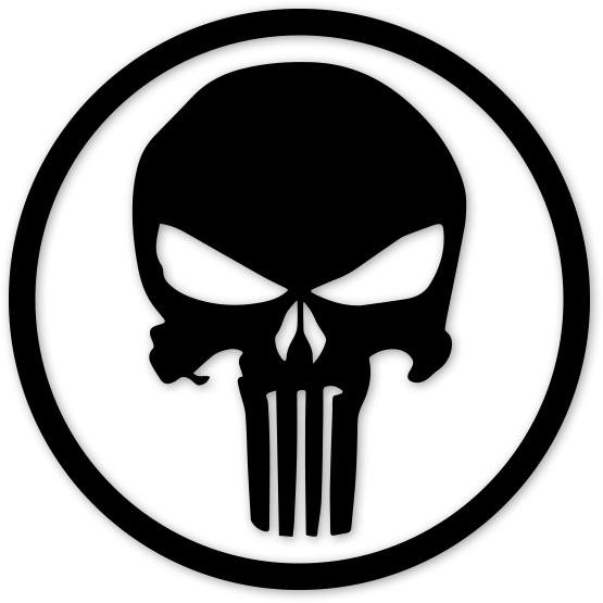 Punisher White Logo - Punisher Png Logo Transparent PNG Logos